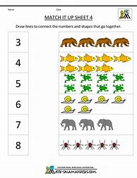 Image result for Kindergarten Math Skill Worksheet