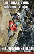 Image result for Funny Rock Climbing