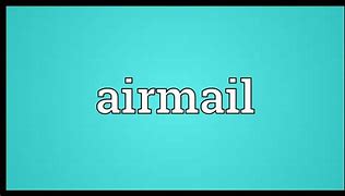 Image result for Airmail