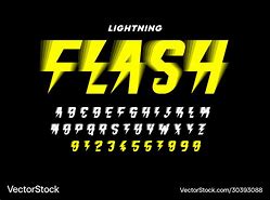 Image result for Cool Lettering Font Flash