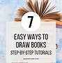 Image result for How to Draw Books Easy