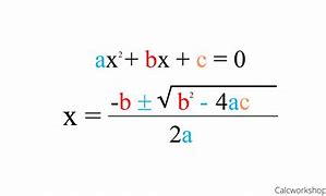 Image result for Quadratic Formula X3