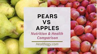 Image result for Pear vs Apple