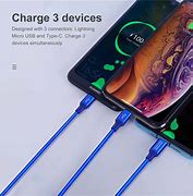 Image result for 3 in 1 Fast Charging Cable