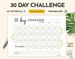 Image result for 30-Day Tracker Chart