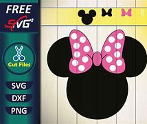 Image result for Minnie Mouse Silhouette Svg File