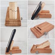 Image result for Wood Mobile Phone Holder