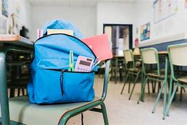 Image result for Backpack in Calassroom