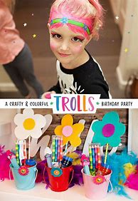 Image result for Trolls Party Ideas