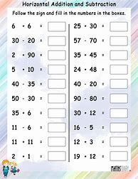 Image result for Adding 10 and 100 Worksheets