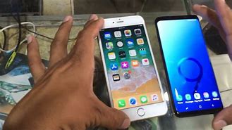 Image result for iphone6s Plus vs Samsung S9 Size