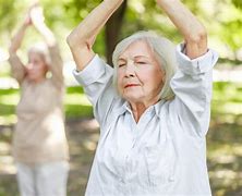 Image result for An Old Lady Doing Tai Chi