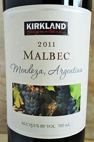 Image result for Kirkland Signature Malbec