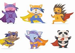 Image result for Cartoon Superhero Animals Pictures