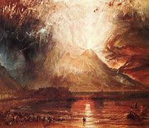 Image result for Eruption of Vesuvius in 19th Century Art