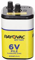 Image result for Rayovac 6 Volt Battery