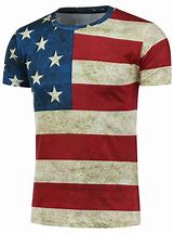 Image result for Distressed American Flag T-Shirt