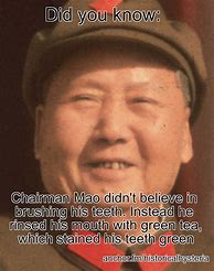 Image result for Mao Tse Tung Bad Teeth