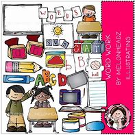 Image result for Word Work Clip Art Black and White