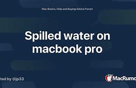 Image result for MacBook Pro Got Water