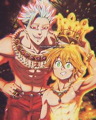 Image result for Meliodas and Ban Crown