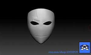 Image result for Black Mask Cartoon