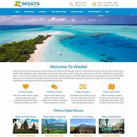 Image result for Contoh Website Vacation