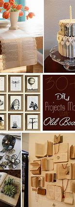 Image result for DIY Projects with Old Books