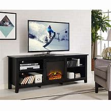 Image result for 70 Inch TV Stand with Fireplace Electric