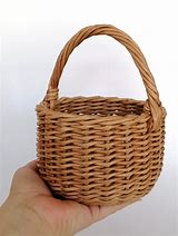 Image result for Wicker Flower Girl Basket