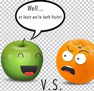 Image result for Apples to Oranges Clip Art