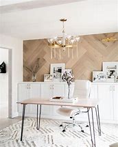 Image result for Wood Accent Wall Home Office
