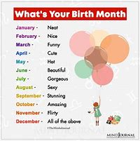 Image result for What Your Birth Month Memes