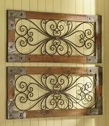 Image result for Rustic Wrought Iron Wall Decor