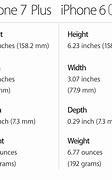 Image result for iphone 7 size dimensions versus 6 plus