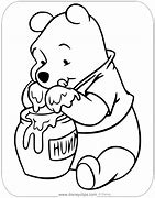 Image result for Winnie the Pooh Outline Honey