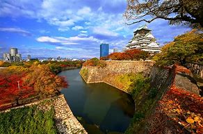 Image result for Osaka Castle Autumn