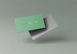 Image result for Business Card Mockup Floating in Space