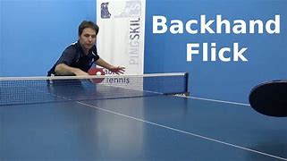 Image result for Backhand Flick Table Tennis