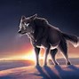 Image result for Anime White Wolf with Red Eyes