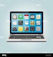 Image result for Laptop Screen with Apps