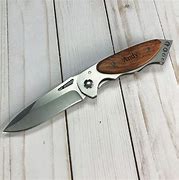 Image result for Wooden Handle Folding Pocket Knife