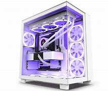 Image result for White PC Case Yellow Fan
