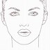 Image result for Blank Face Chart