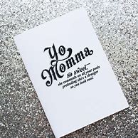 Image result for Yo Mama Card