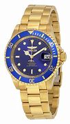 Image result for Invicta Gold and Blue Watch