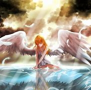 Image result for Anime Angel Girl Crying