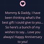 Image result for Happy Anniversary Mom and Dad Quotes