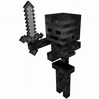 Image result for Minecraft Wither Skeleton PNG