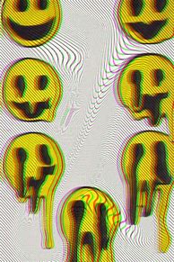 Image result for Trippy Smiley-Face Wallpaper